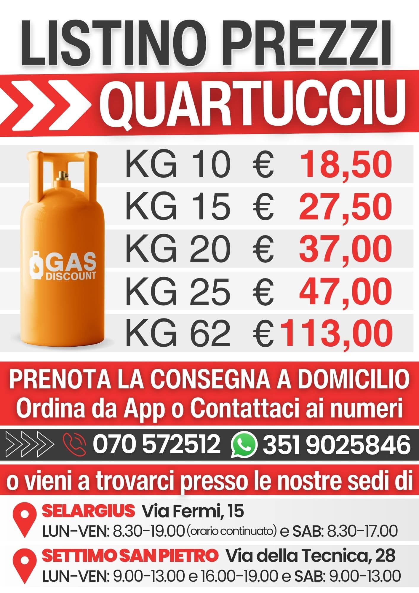 GAS QUARTUCCIU VOLANTINO OTTOBRE
